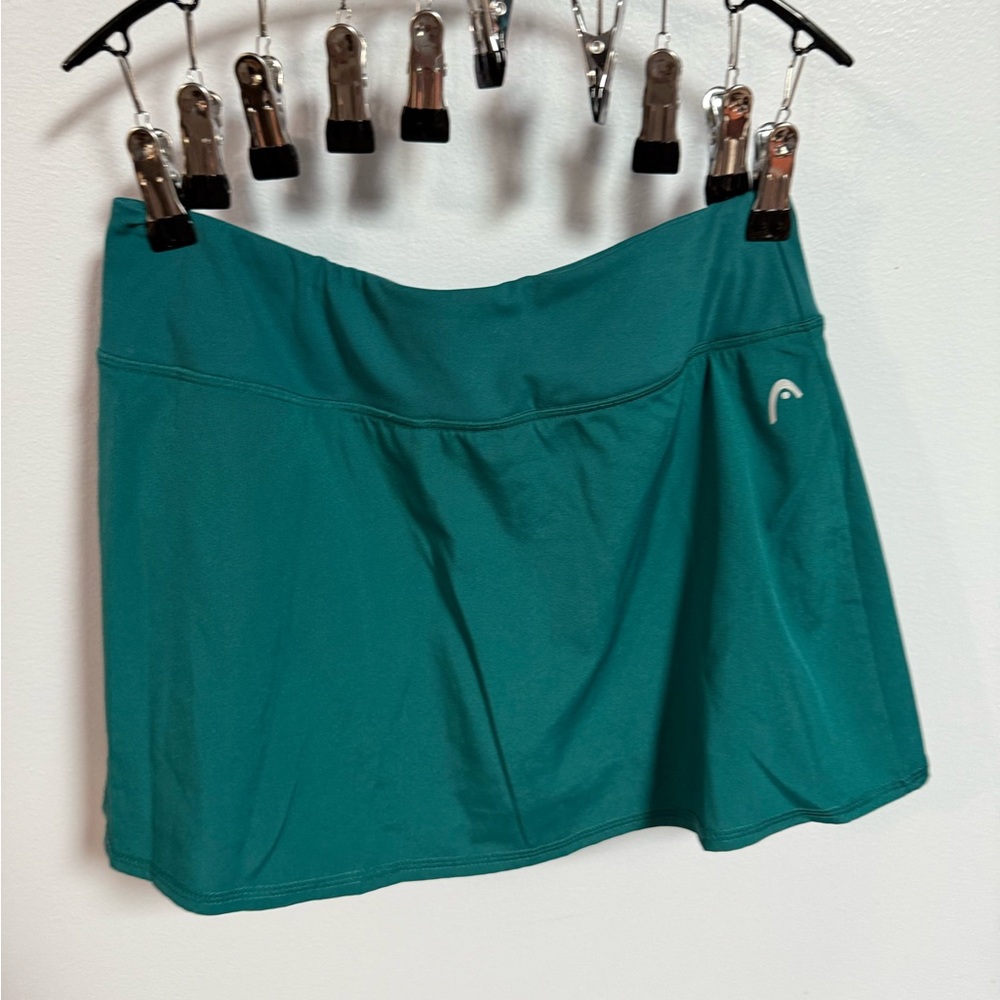 Head Teal Mini Skirt